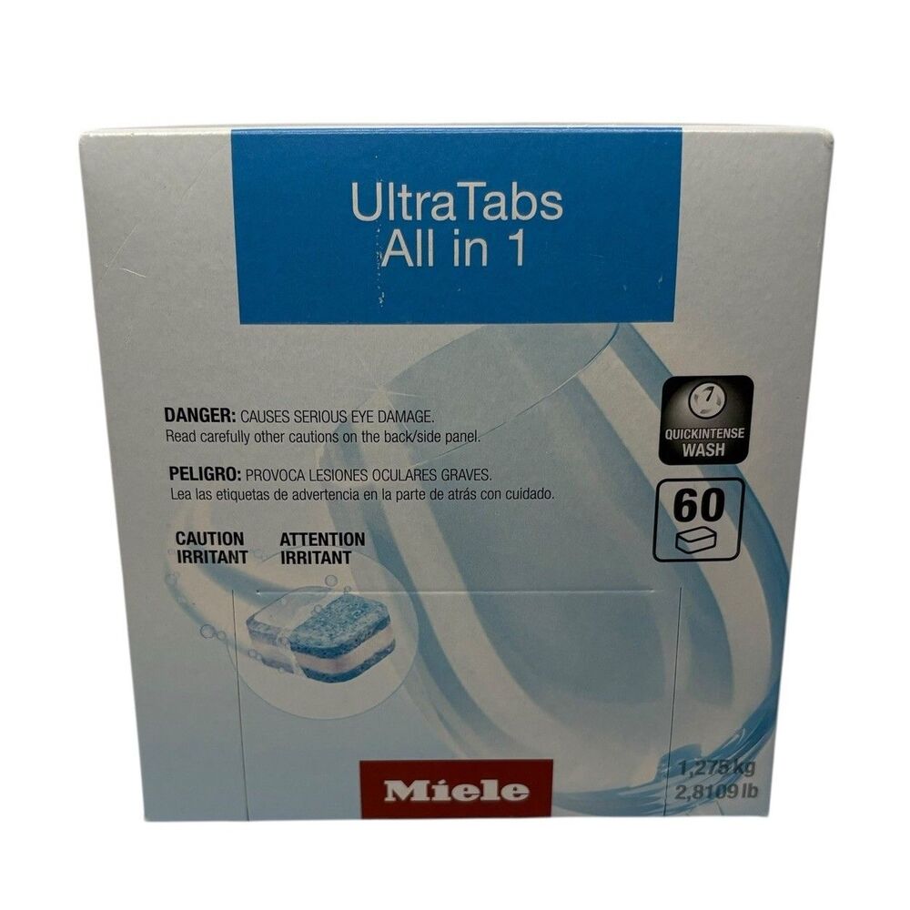 Miele UltraTabs All-in-1 Dishwasher Tabs / 60 Count Sealed